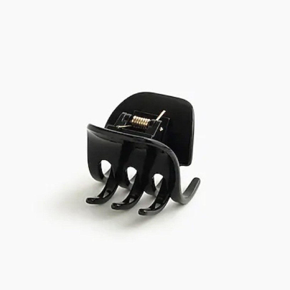 J.Crew Classic Hair Claw Clip - Black (NWT)